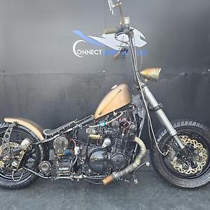 SUZUKI GS 750 HARD TAIL CHOPPER PROJECT HPI CLEAR