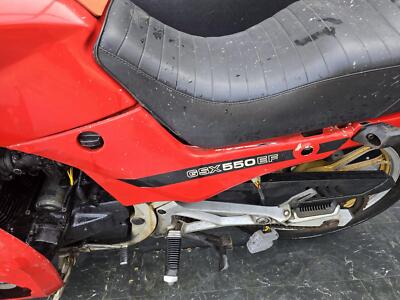 SUZUKI GSX 550 1985 PROJECT BIKE HPI CLEAR